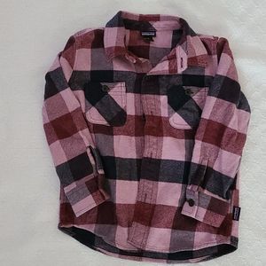 Kids Patagonia Fjord Flannel Shirt 5T